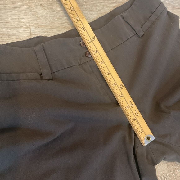 AB Studio - Townsend - Flat Front Wide Leg Dress Pants - Brown - Ladies Size 8 - Picture 13 of 13
